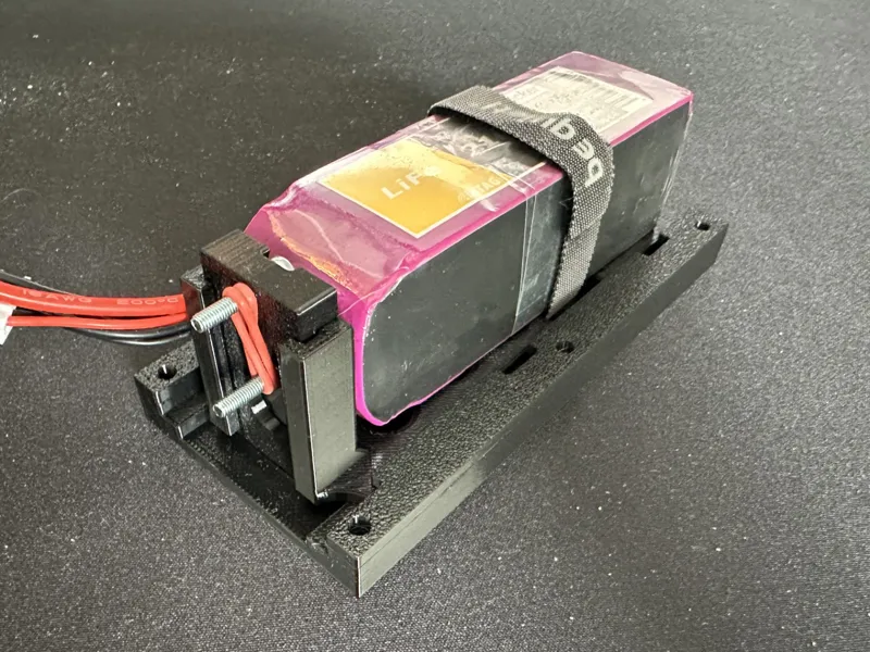 Lipo battery tray