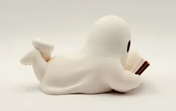 Adorno temático: Little Ghost Bookworm - Cute Halloween Decor — vista de referencia 5