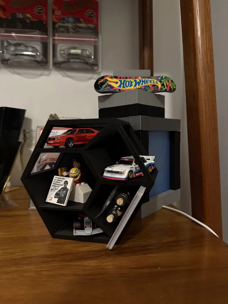 Small Hexagon Display Shelf - Free 3D Print Model - MakerWorld