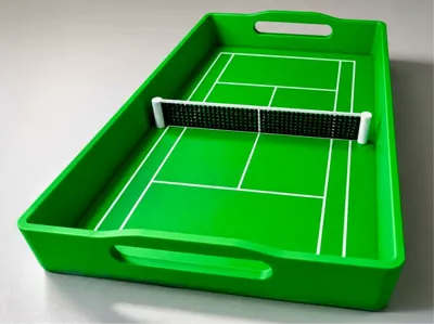 Tennis Court Snack Tray