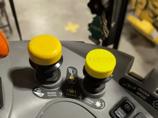 New Holland CR combine engage switch cover