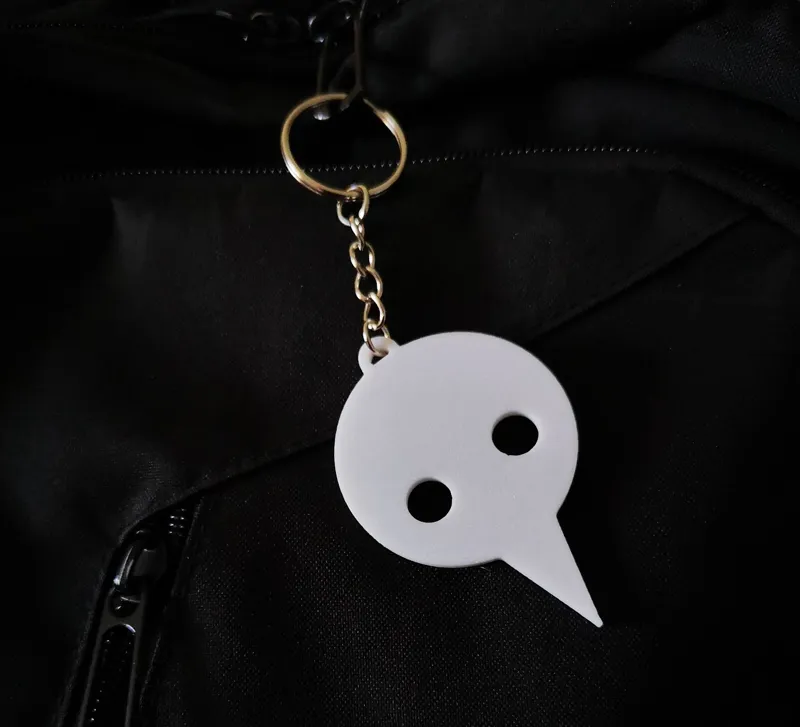 Evangelion Angel Keychain Charm