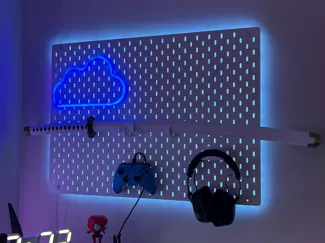 Katana Mount for Ikea Skadis Pegboard
