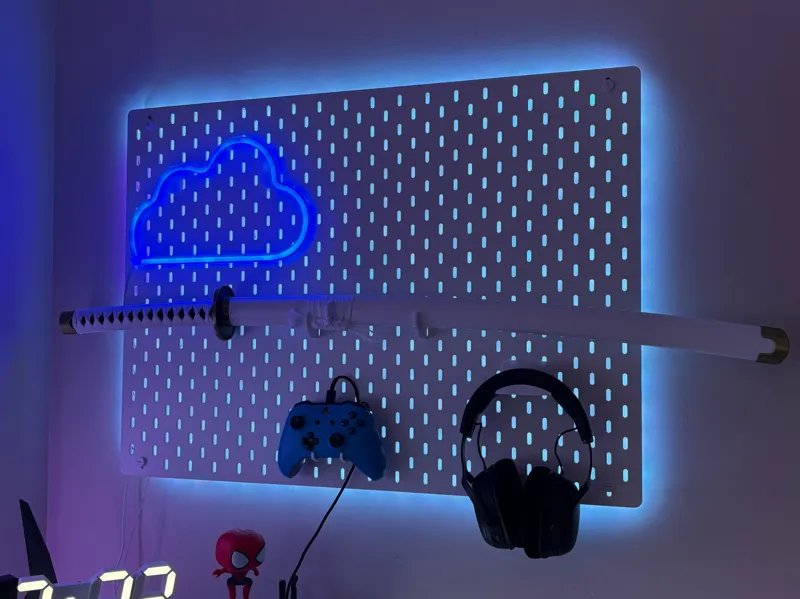 Katana Mount for Ikea Skadis Pegboard