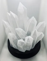 Lampe amas de cristaux — photo 3