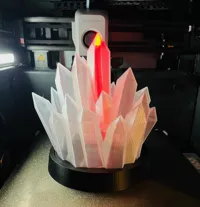 Lampe amas de cristaux — photo 4