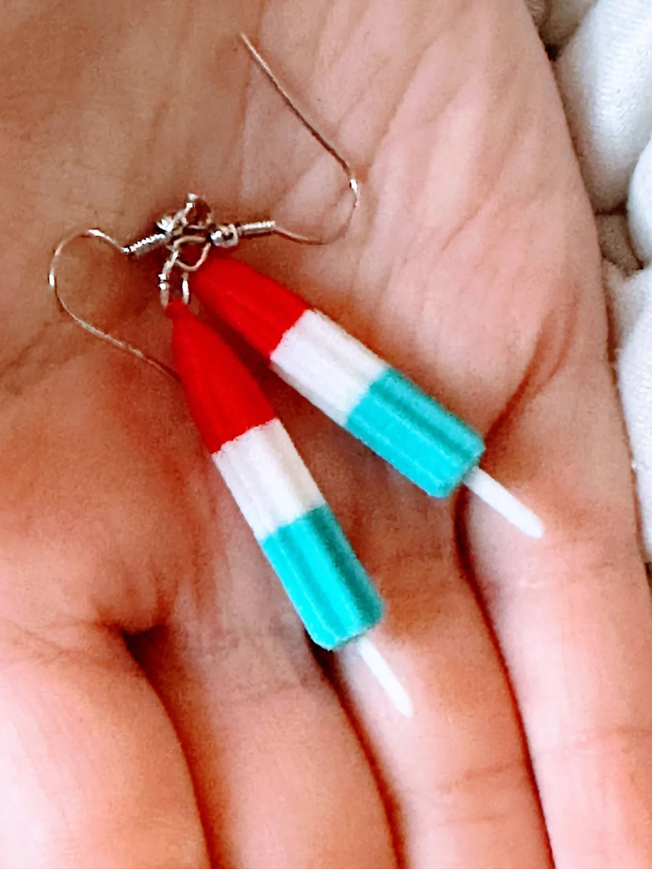 Bomb Pop Sculpture Earrings view 2