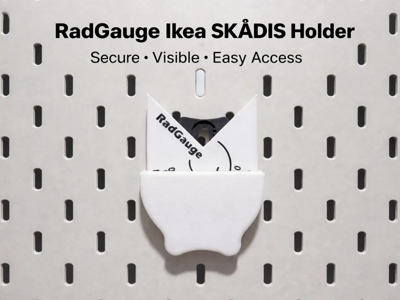 IKEA SKÅDIS RadGauge Holder | Pegboard Mount