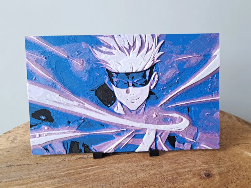 Gojo Jujutsu Kaisen action photo anime HueForge
