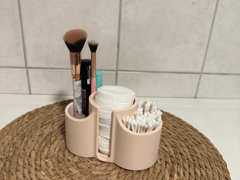 Washing Pads & Q-Tip Holder – Bathroom Organizer