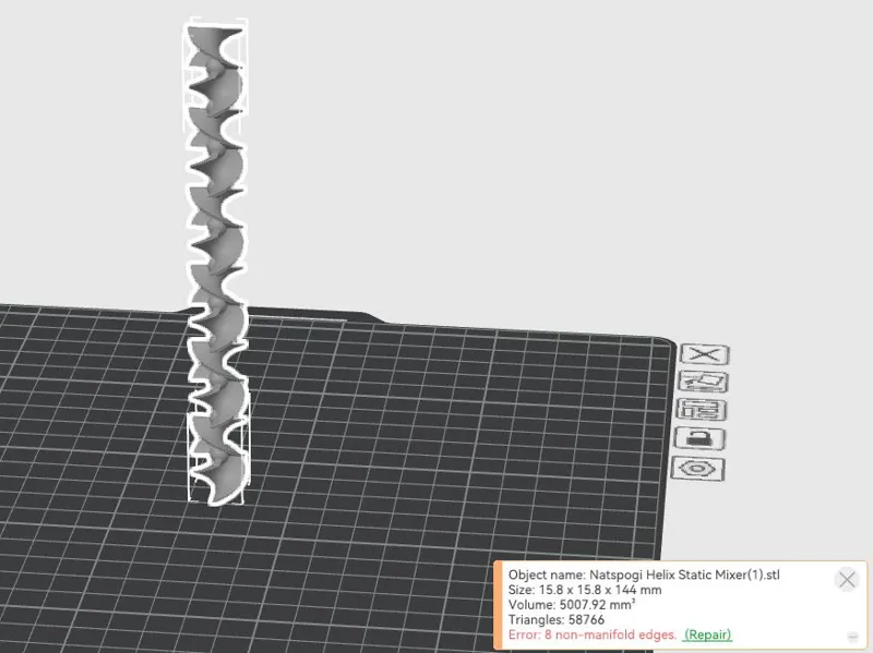 Helix Static Mixer