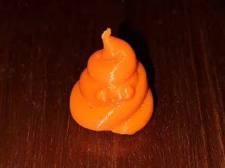 Emoji poo head for dummy 13