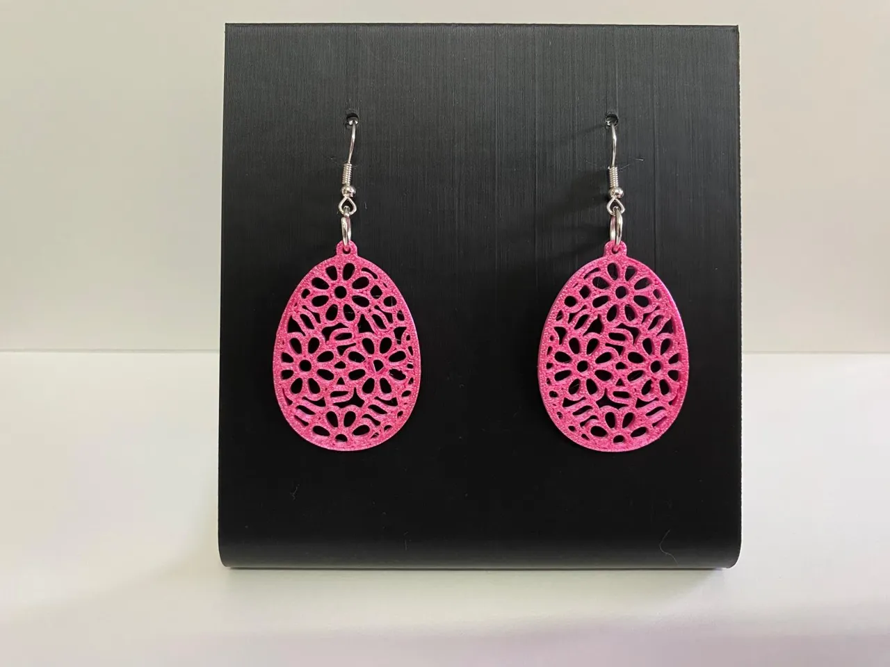 Easter egg earrings view 3