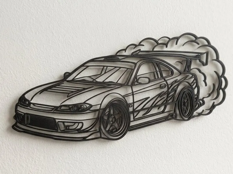 Drift Car Wall Art