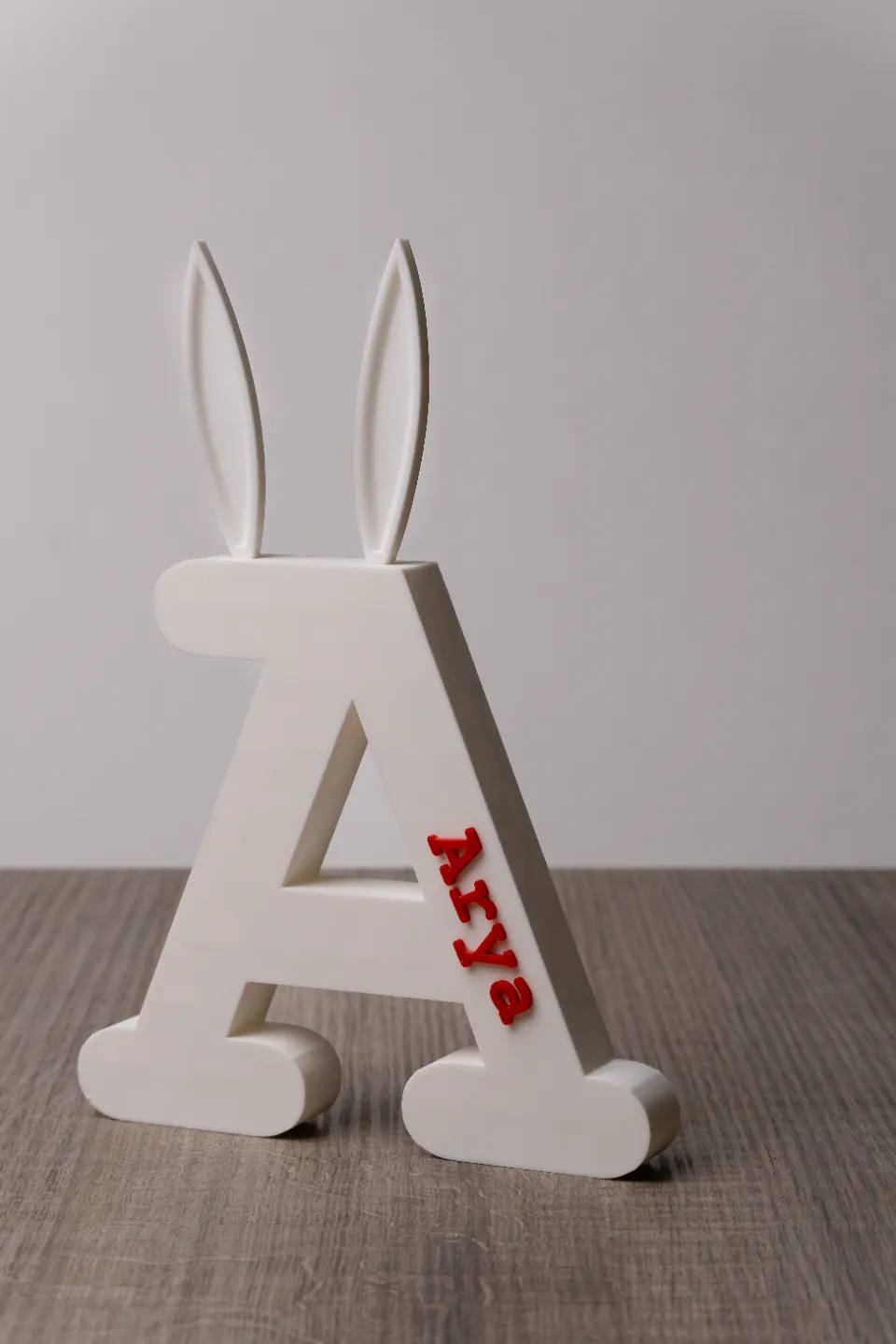 Alphabet letters with bunny ears by gh3k0 - MakerWorld