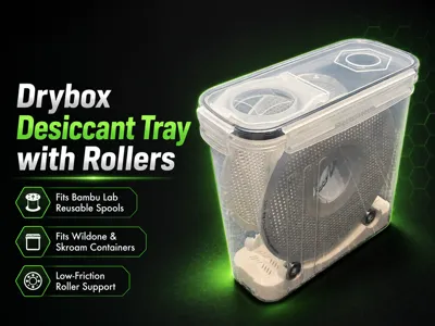 4L Drybox Desiccant Tray with Rollers