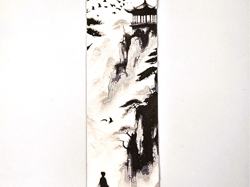 Silent Ascent | HueForge Bookmark