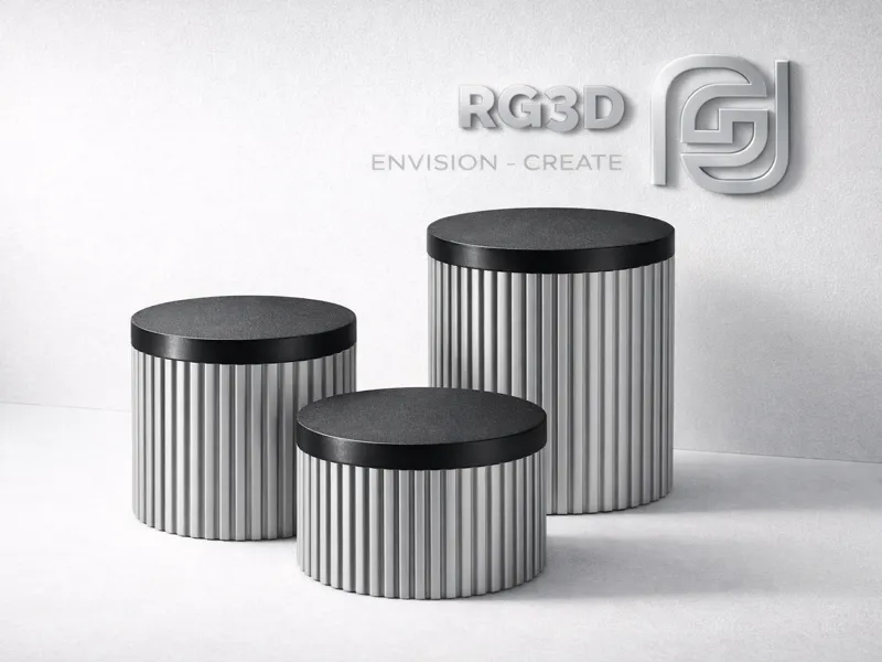 Fluted Jar Set