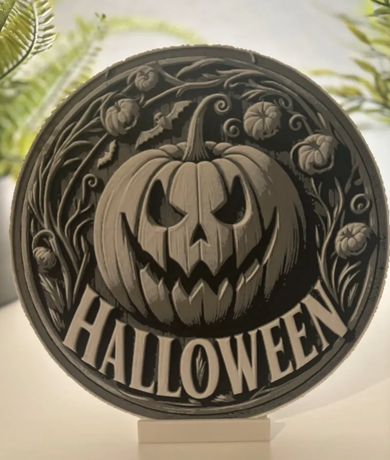 Halloween -  Pumpkin Sign/ Decoration