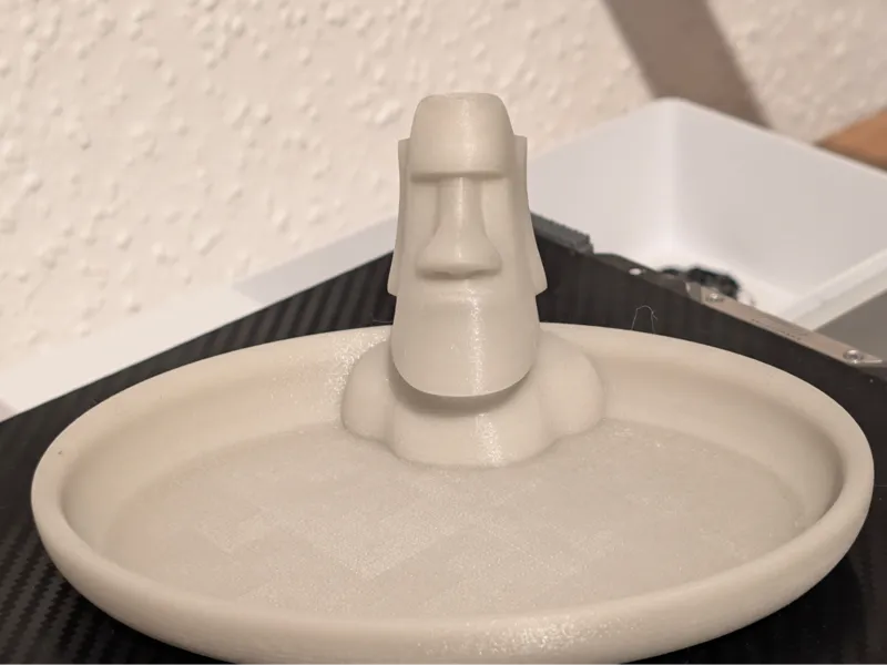 Oval Tray with Glasses Holder