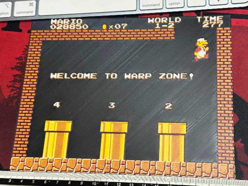 Super Mario Level 1-2 "Welcome to Warp Zone !"