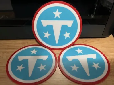 New Titans Logo - Double sided