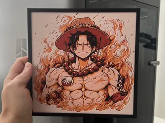 Portgas D. Ace - One Piece - HueForge