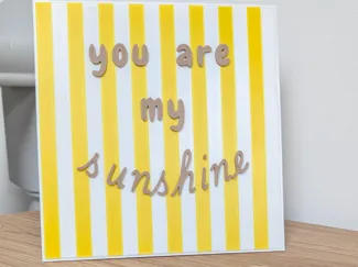 You Are My Sunshine Picture Frame