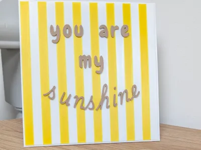 You Are My Sunshine Picture Frame