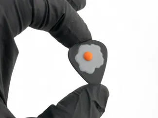 Guitar Pick with “Fried Egg” Texture
