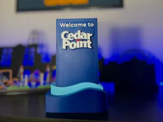 Cedar Point Welcome Sign