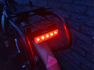Bike Light Mount for Luggage Rack
