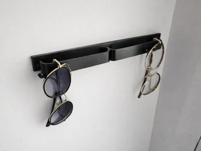 Glasses holder wall mount
