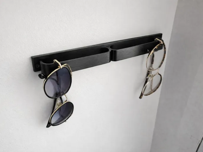 Glasses holder wall mount