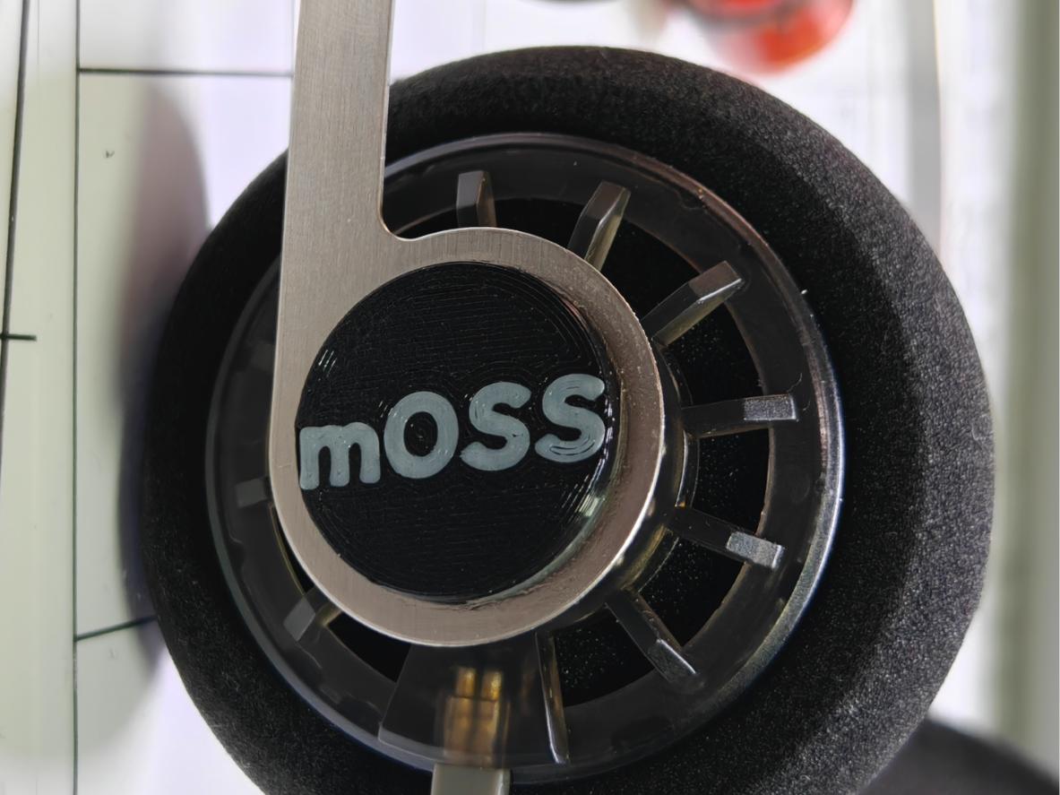 水月雨 Old Fashioned KPH40 金属头梁转换器 "mOSS" 文字可自定义