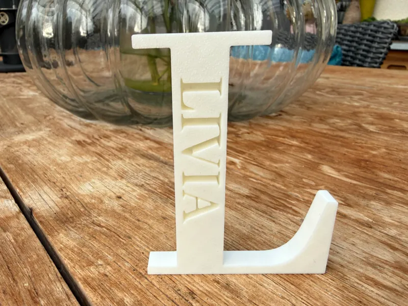 Anfangsbuchstabe mit Namen