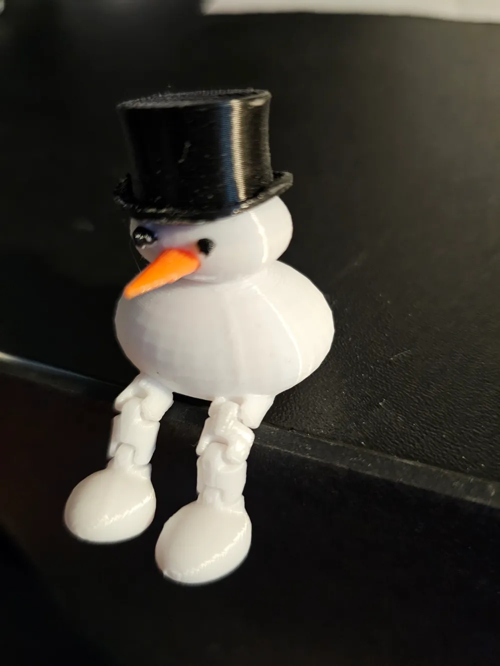 Snowman with Articulated legs - Free 3D Print Model - MakerWorld