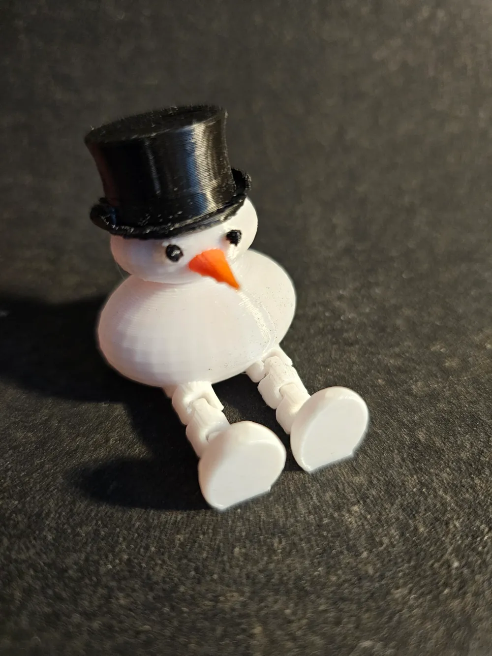 Snowman with Articulated legs - Free 3D Print Model - MakerWorld