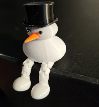 Snowman with Articulated legs