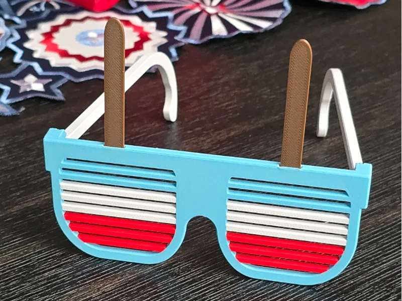 Bomb Pop Popsicle Sunglasses