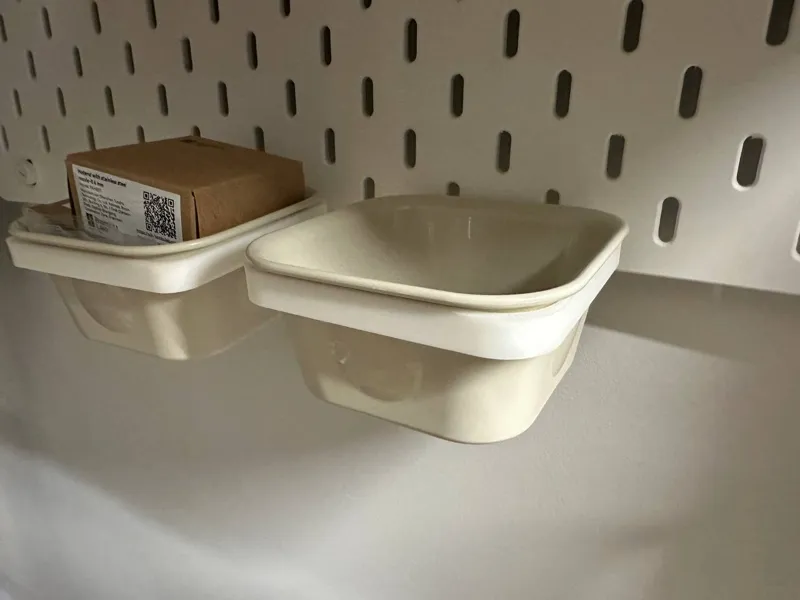 IKEA Nojig Box Skadis Holder