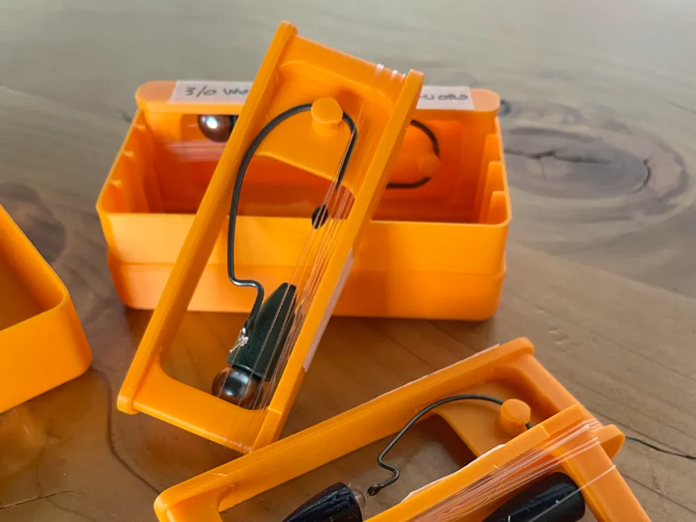 Modelo para impresión 3D: Bassfishing Rig winder. Referencia del modelo original.