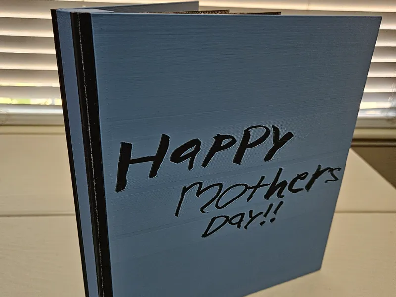 FlexSpine 4x6 Photo Album - Print-in-Place PLA/TPU