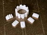 0.08mm layer, 2 walls, 15% infill, 0.2 nozzle recommended