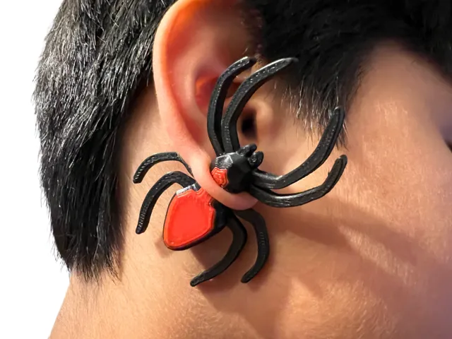 Spider Magnetic Earring Prank Toy (Smaller)