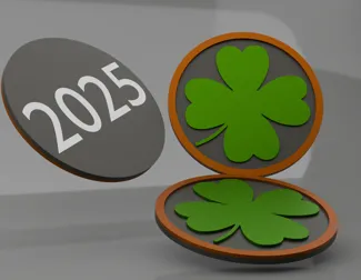 Happy New Year's Coin - 2025 Edition