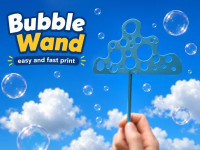 Bubble Wand | Fast and Easy Print ~12G