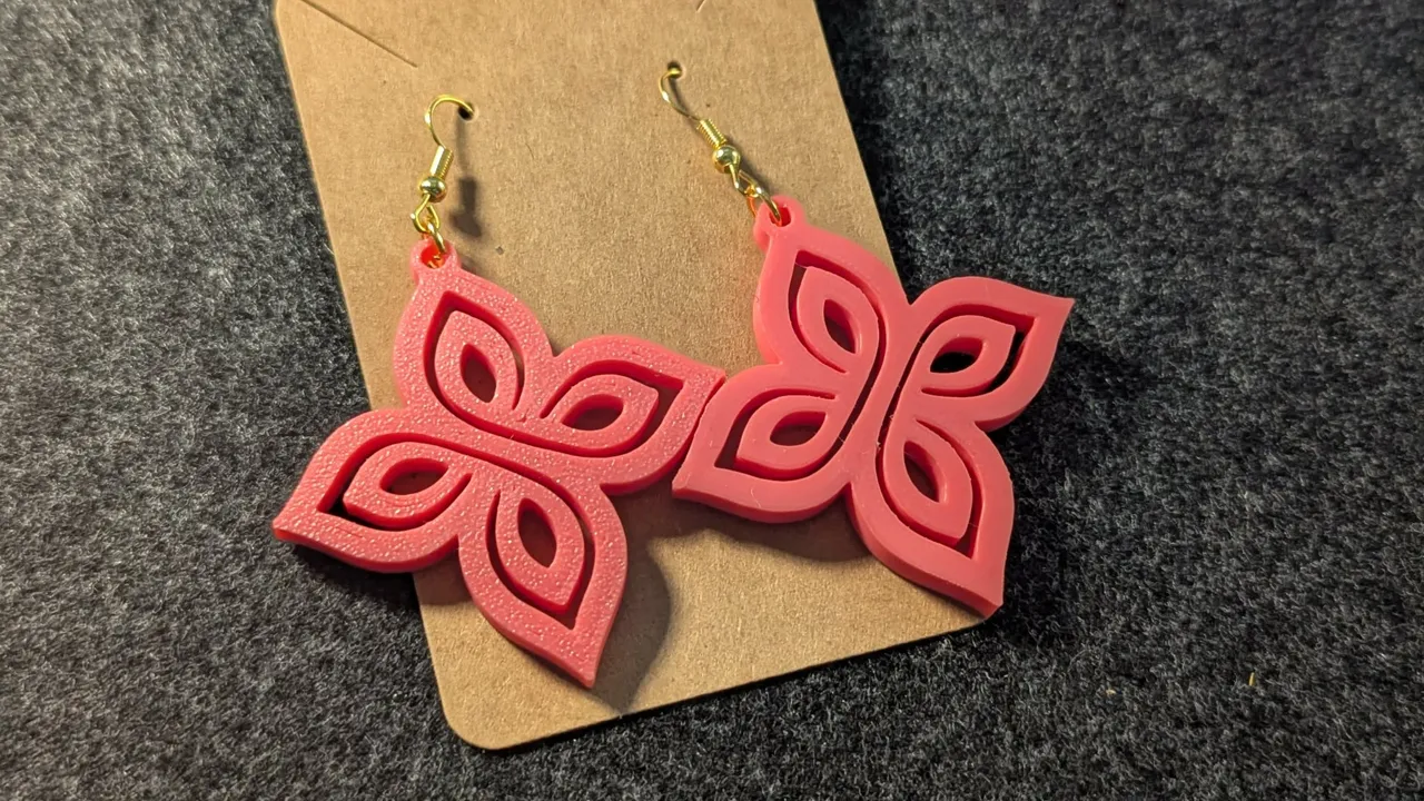 Pink Bliss Earrings view 2