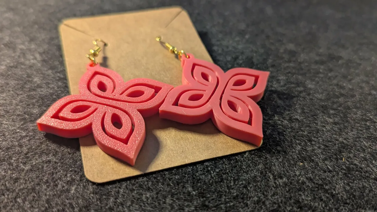 Pink Bliss Earrings view 3
