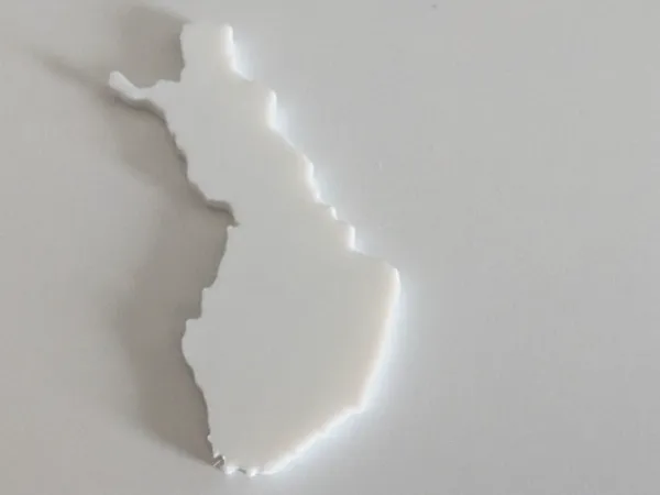 Silhouette de la Finlande — porte-clés